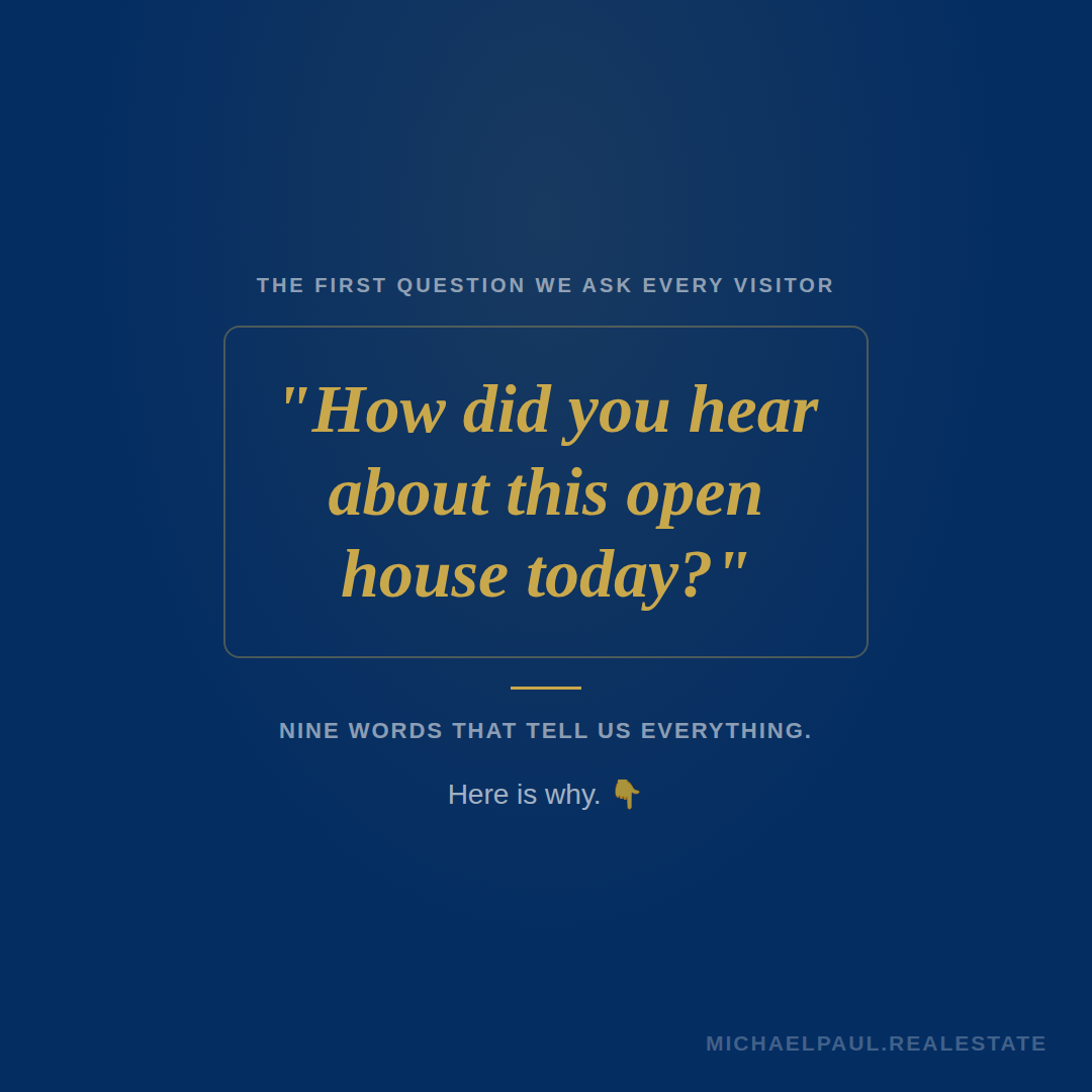 why open houses are important